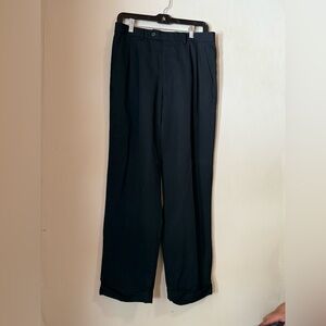 Chaps Men's Elegant Black Dress Pants 32W/30L